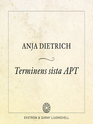 cover image of Terminens sista APT